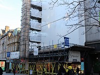 fargate high street sheffield external scaffold