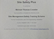 Site Management Safety Training Scheme (SMSTS)