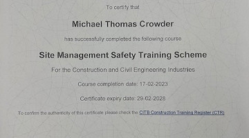 Site Management Safety Training Scheme (SMSTS)